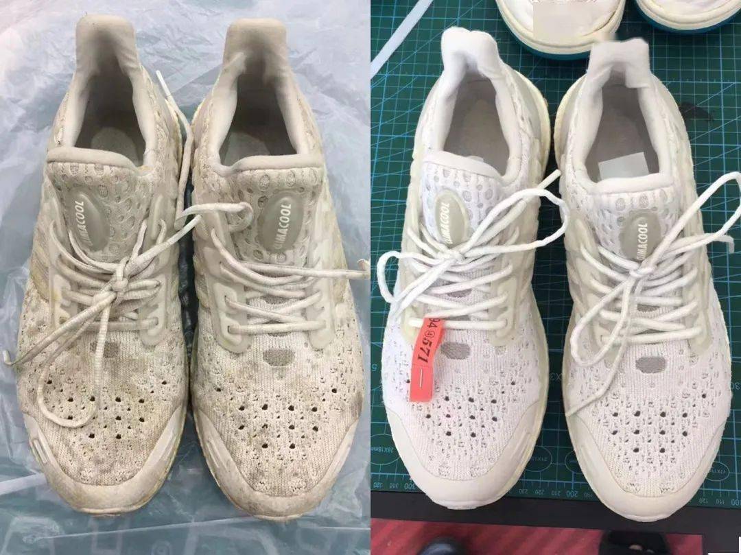 鞋子精工人工细致手洗,保证了全方位的清洁.