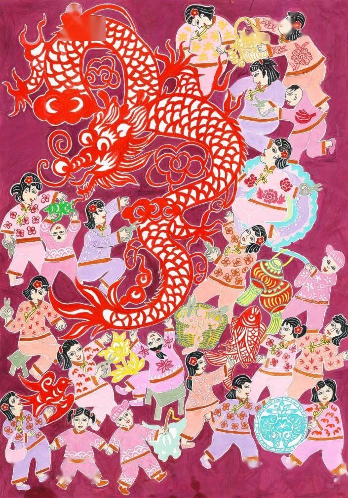 黄炳金 红红火火过大年 福建李家慧 巨龙腾飞团圆幸福奔小康 北京