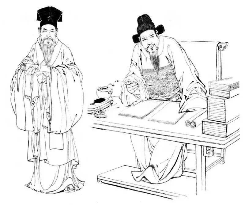 欧阳修在构思文章;米芾挥毫的颠状,都具有鲜明的特点.