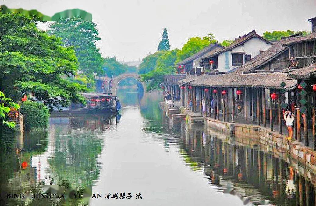 春游江南10西塘的烟雨长廊西塘的桥