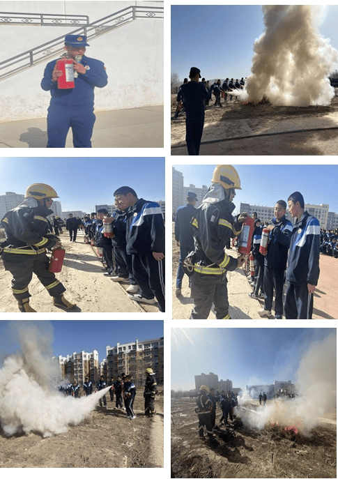 固原市五原中学开展消防应急演练