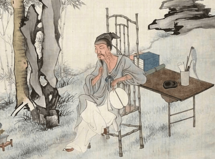 历代的山水画中,点景人物的形式,内容和画法都有相应的变化,与社会