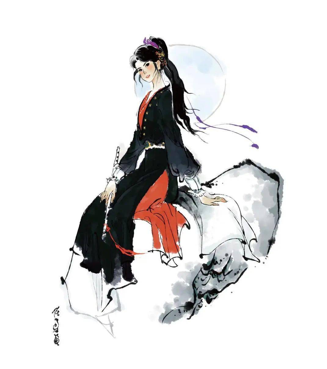 《笑傲江湖》女主人公  任盈盈金庸笔下的精彩人物,往往都有强大的