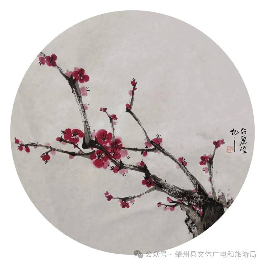 "梅花绽放枝头俏 暗香浮动春意浓"~国画作品展(二)