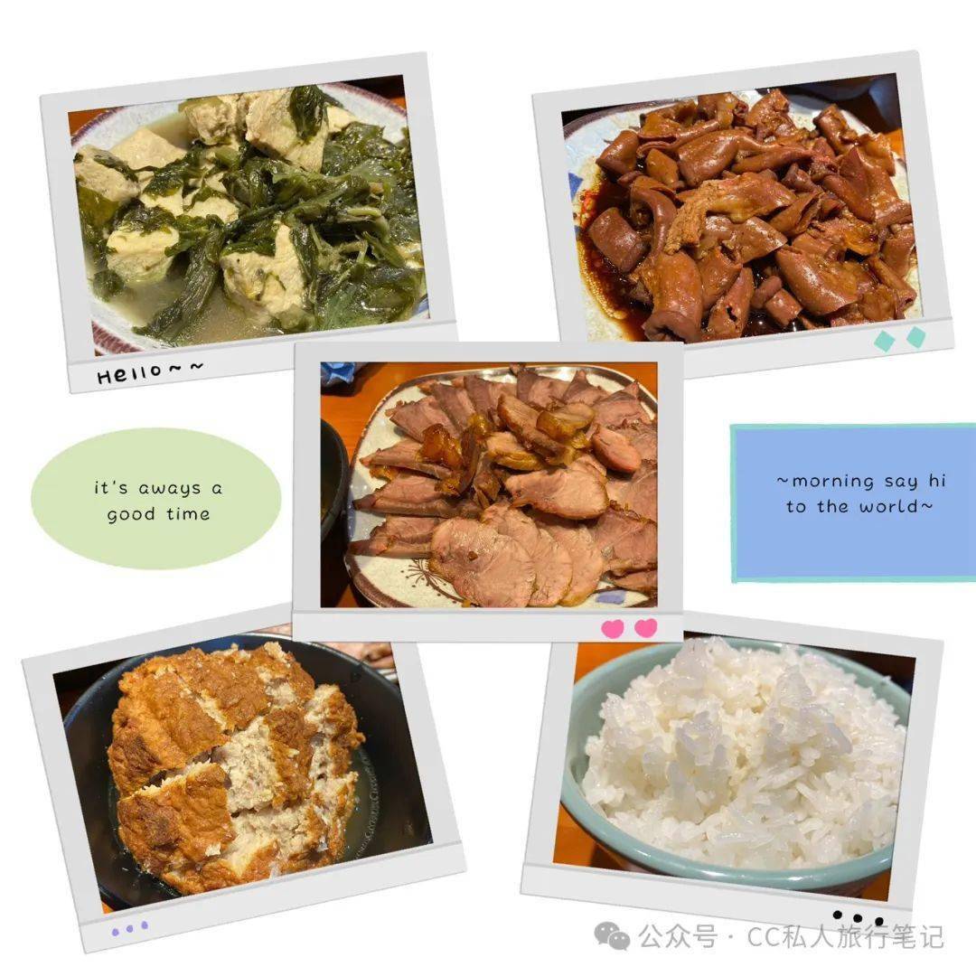 菜好吃,米饭也好吃,每人吃了一碗饭又添了小半碗,老妈说这白米饭空口