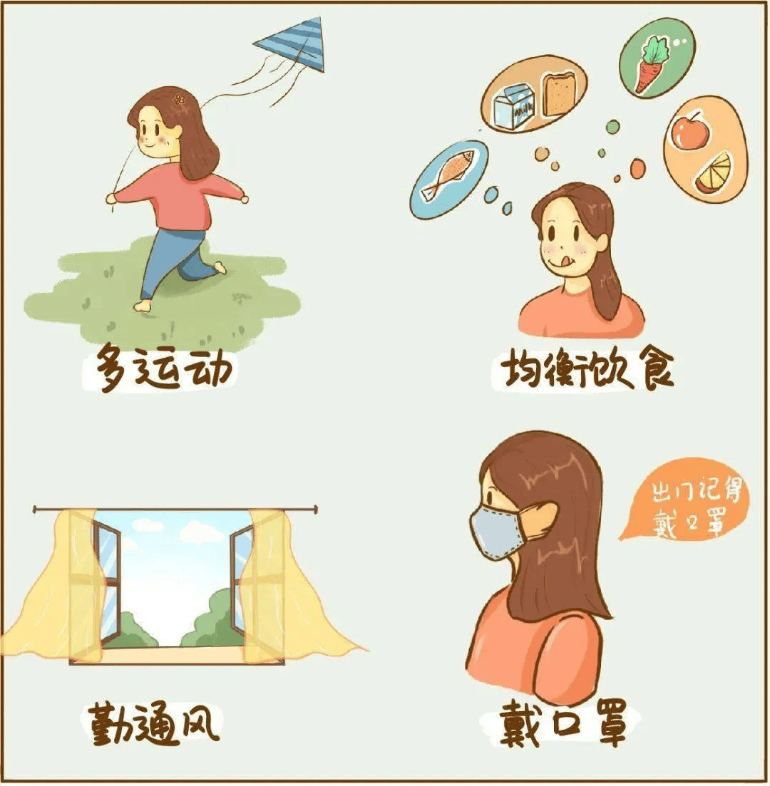 预防结核病漫画图片