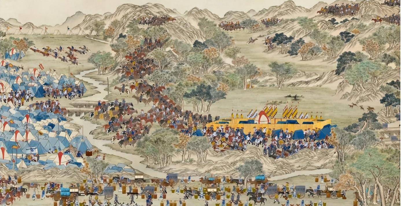 因为木兰秋狝更像是皇家度假,为了加强一般旗兵的战斗力,康雍乾三帝又