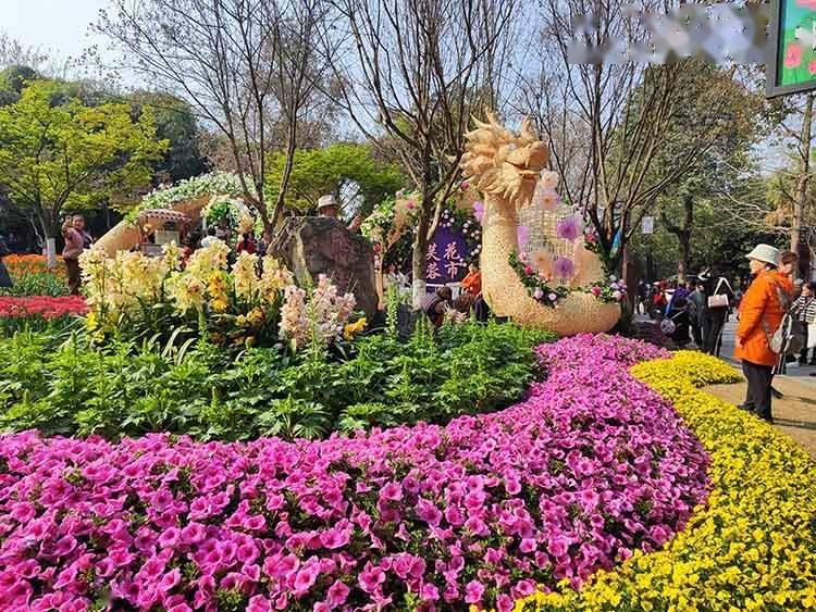 成都第六十届花会在文化公园开幕