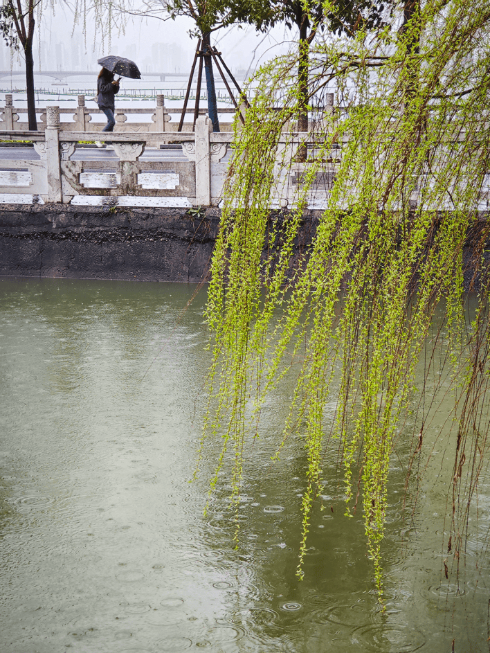 在民大,"雨"你邂逅