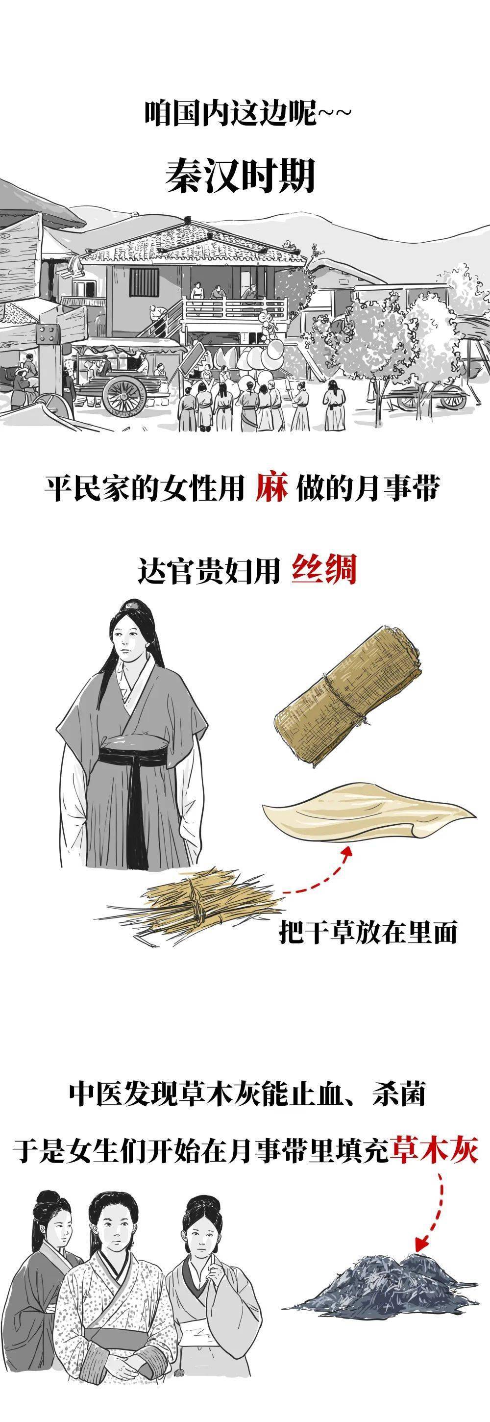 古代月经布图片