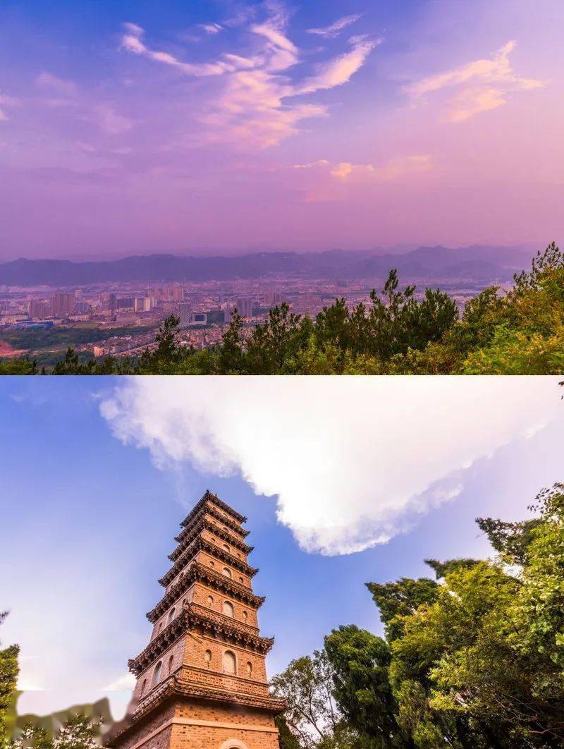 赤城山因山体泛着微微的赤红,石屏列如城而得名,据说这里曾是一处仙佛