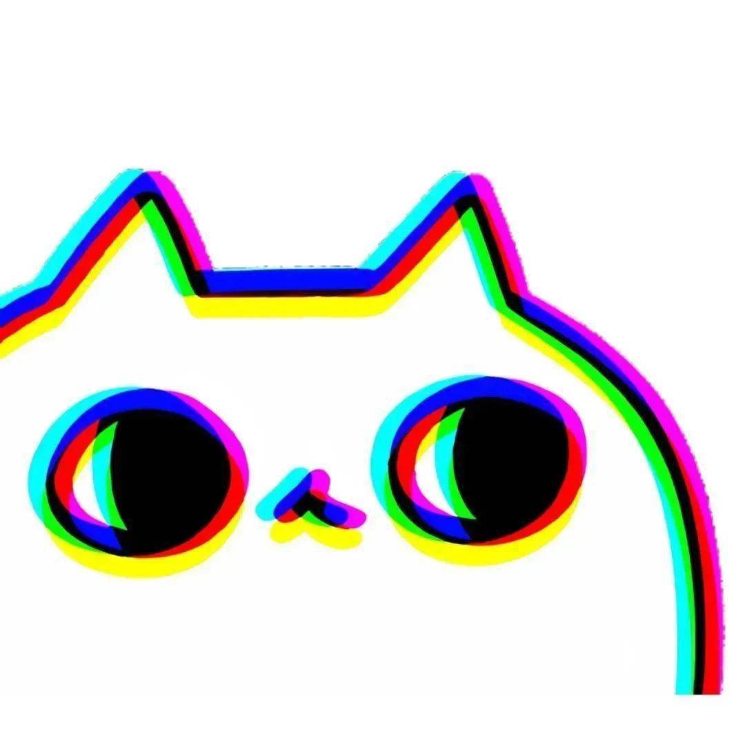 重影小猫癫狂头像