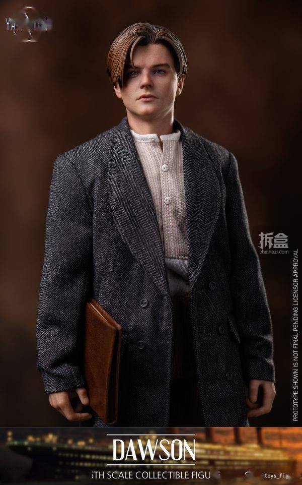 yantoys泰坦尼克号道森小李子莱昂纳多16可动人偶