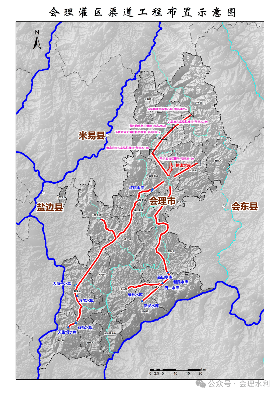 会理市北水南调工程正式启动!