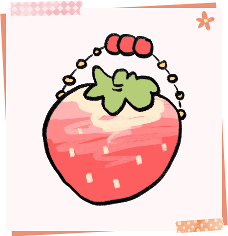 我画你猜——香浓草莓,甜蜜搭配_套装_饰品_名称