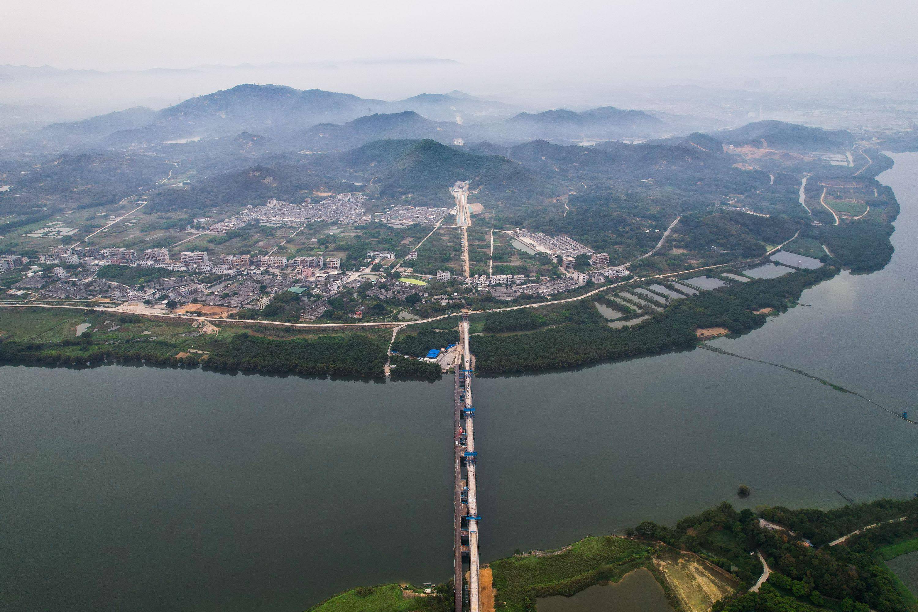 揭惠铁路揭东段图片