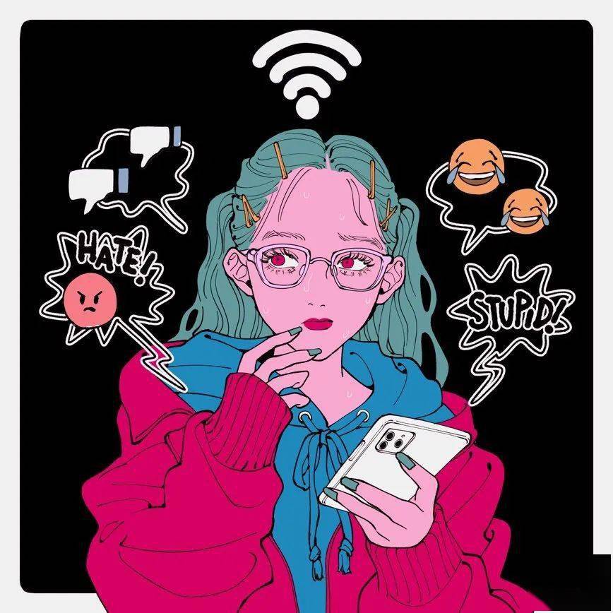 齐肩发大花臂这姐们酷毙了