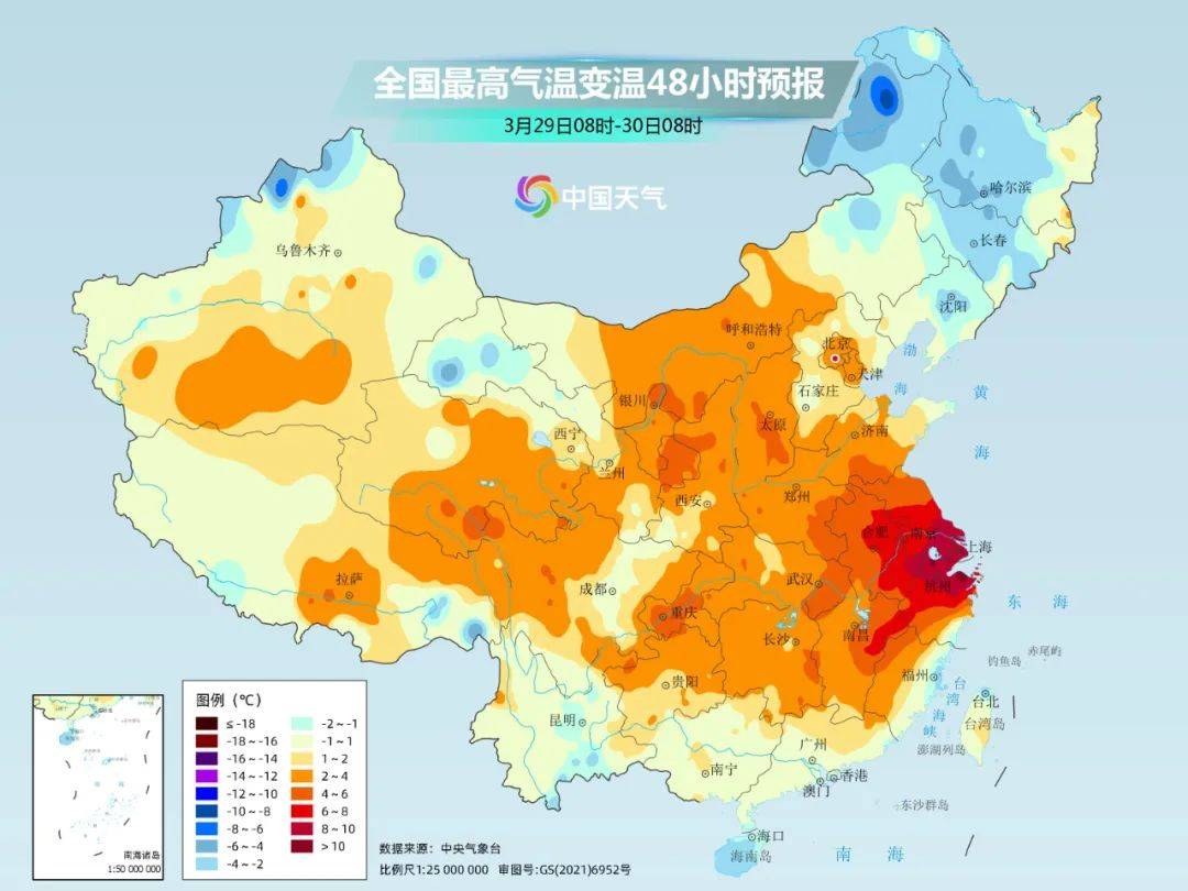 感来了今天开始都将进入大回暖通道全国大部分地区中国天气网最新预报