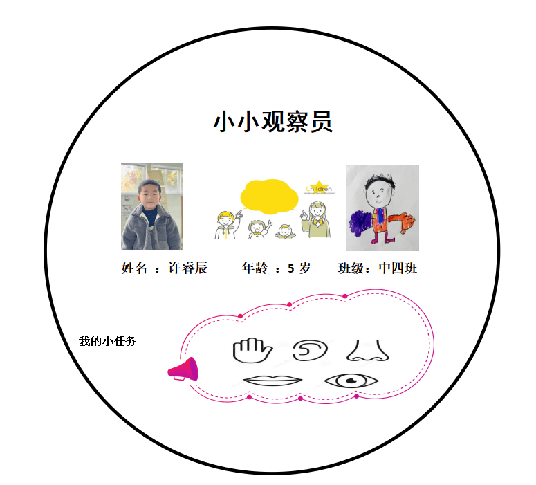重点聚焦在儿童观察与记录上,由各班级推荐产生的四名小小"观察员"