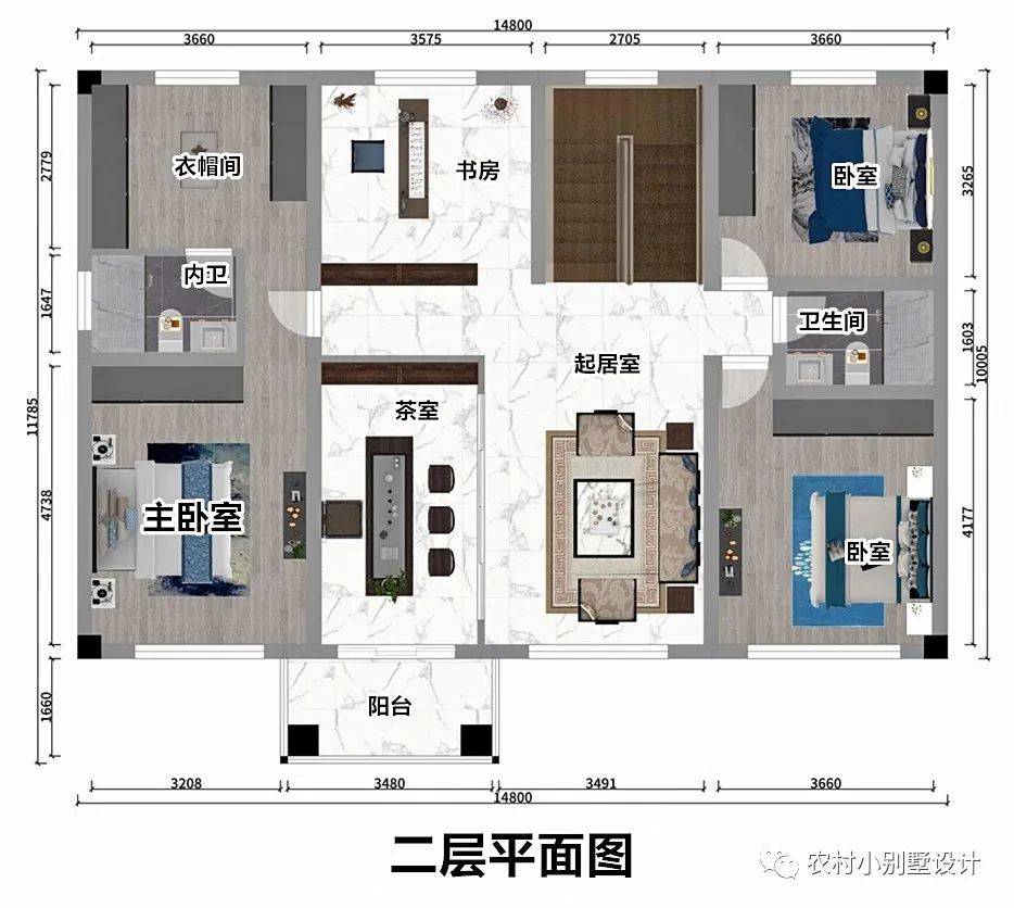 小型别墅平面户型图图片