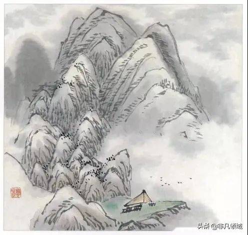 谭老师为你介绍云烟雾霭画法