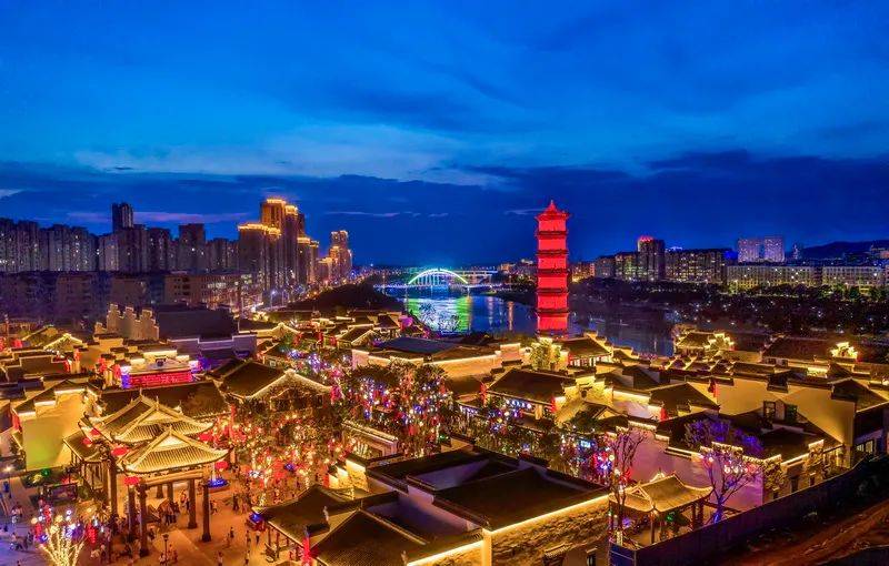 宜春!越夜越美丽!_灯光_夜晚_夜景