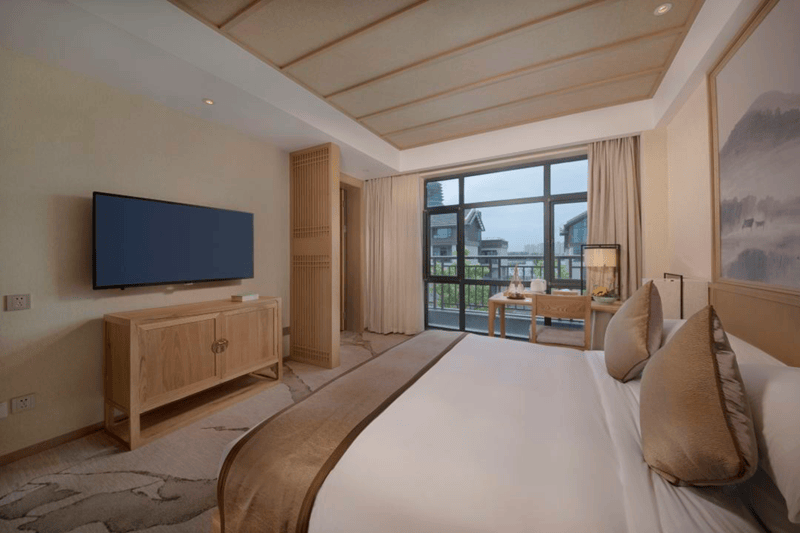 杭州水博园道谷酒店2天1晚￥499起享别墅客房1间夜2大1小早餐赠送小