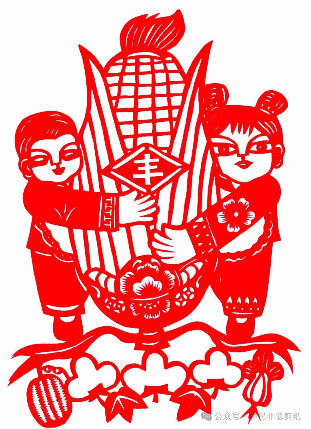 非遗剪纸助力三农扎实推进乡村全面振兴线上展