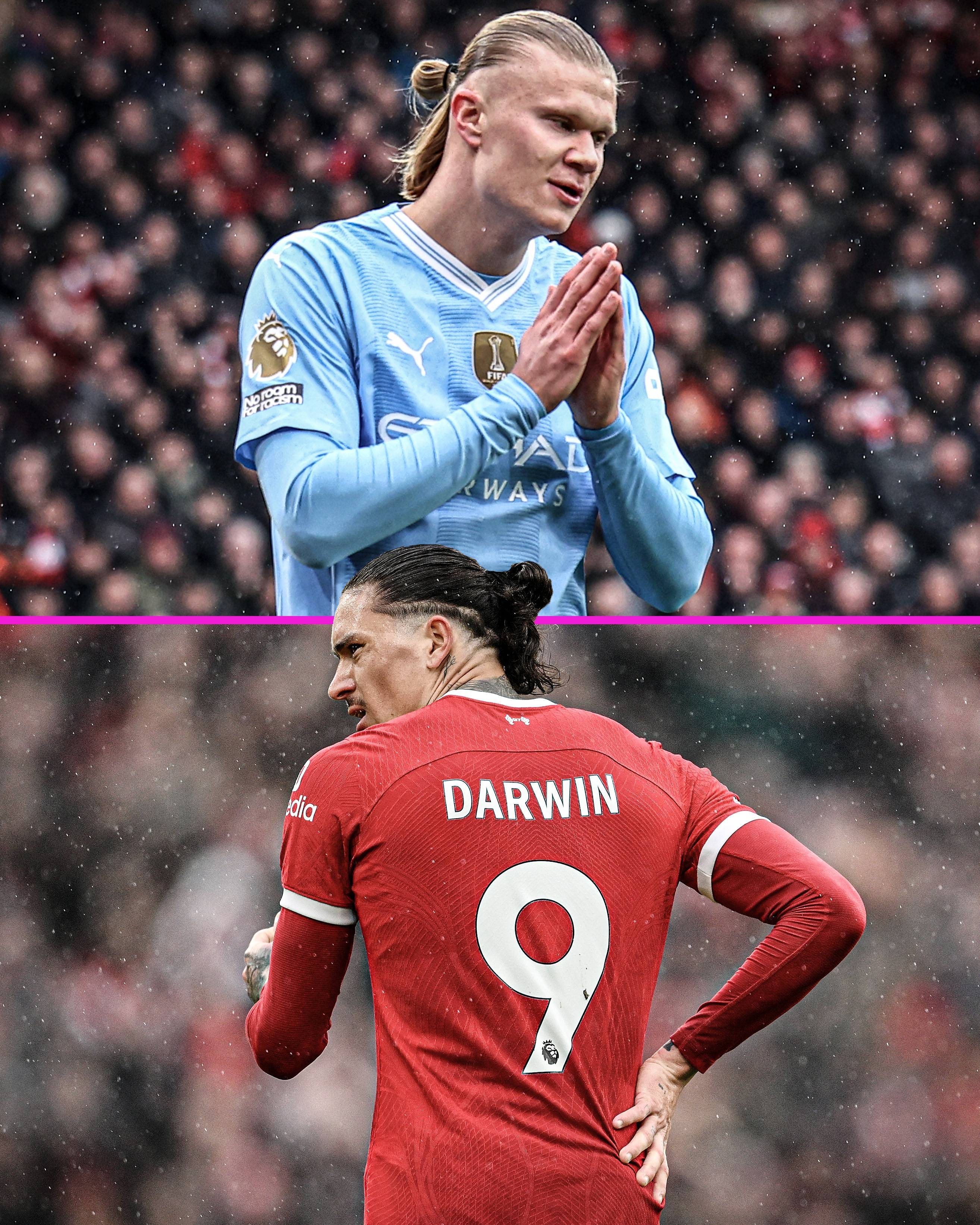 曼联博主哈兰德的整体表现远远不及努涅斯他没法在利物浦首发