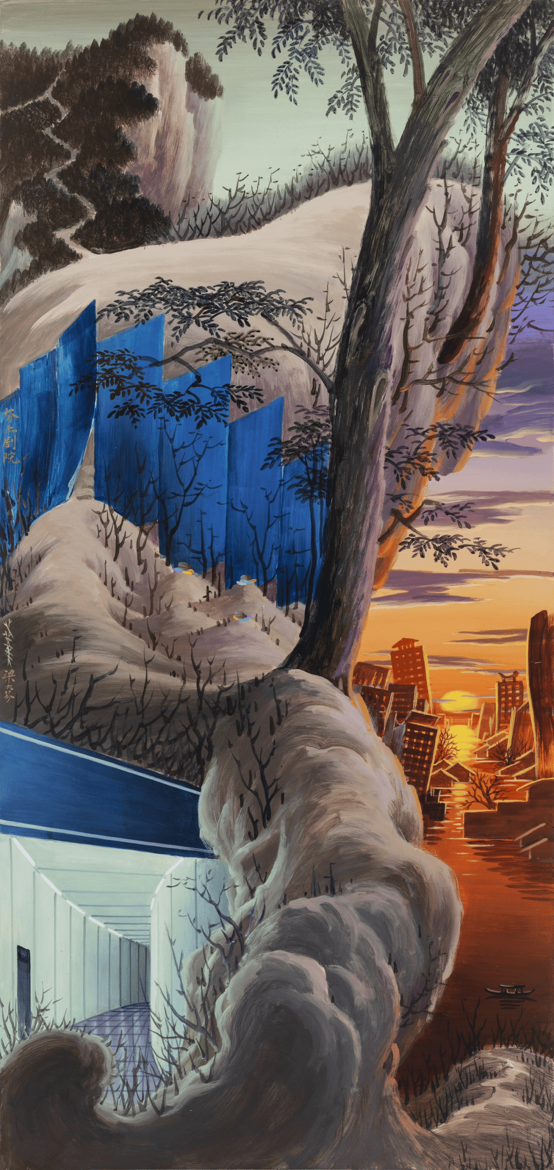 狂徒唱人曲,斯文人学大芬行画的高格调_梁硕_山访水_逻辑