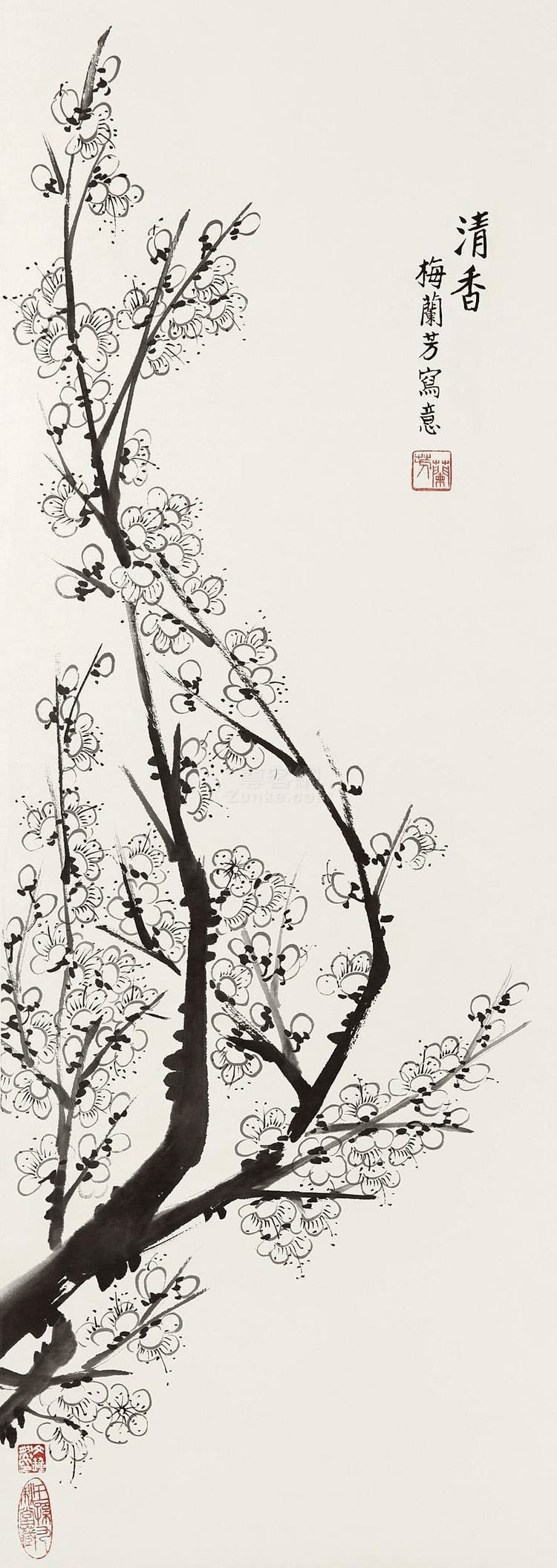 梅兰芳的书画艺术_绘画_梅先生_作品