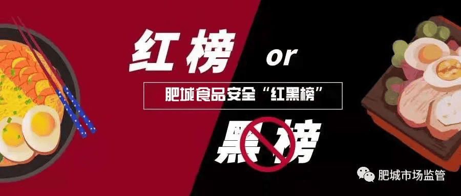 肥城市市场监管局食品安全红黑榜2024年4月