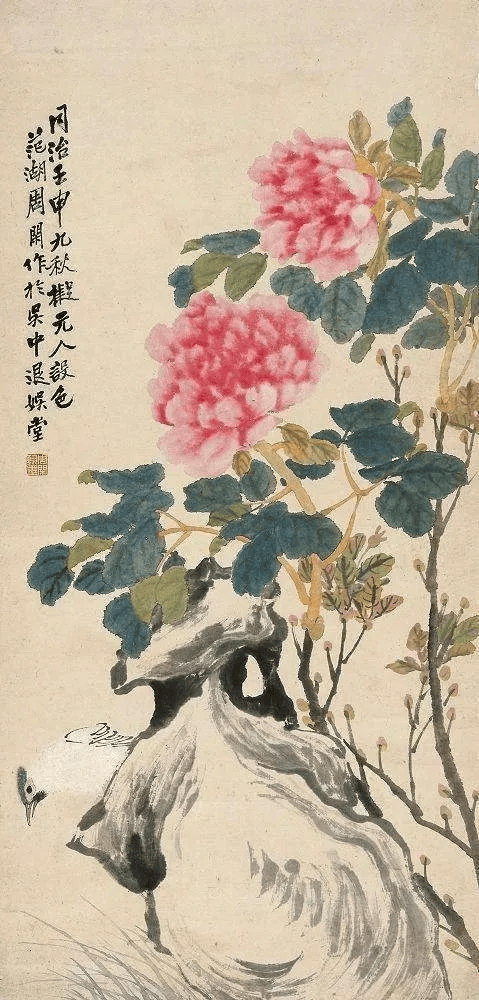 清代没骨花鸟画家图片