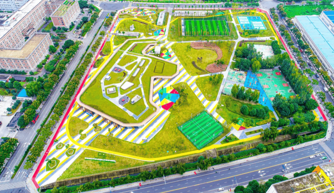 来这个公园运动,快乐double!