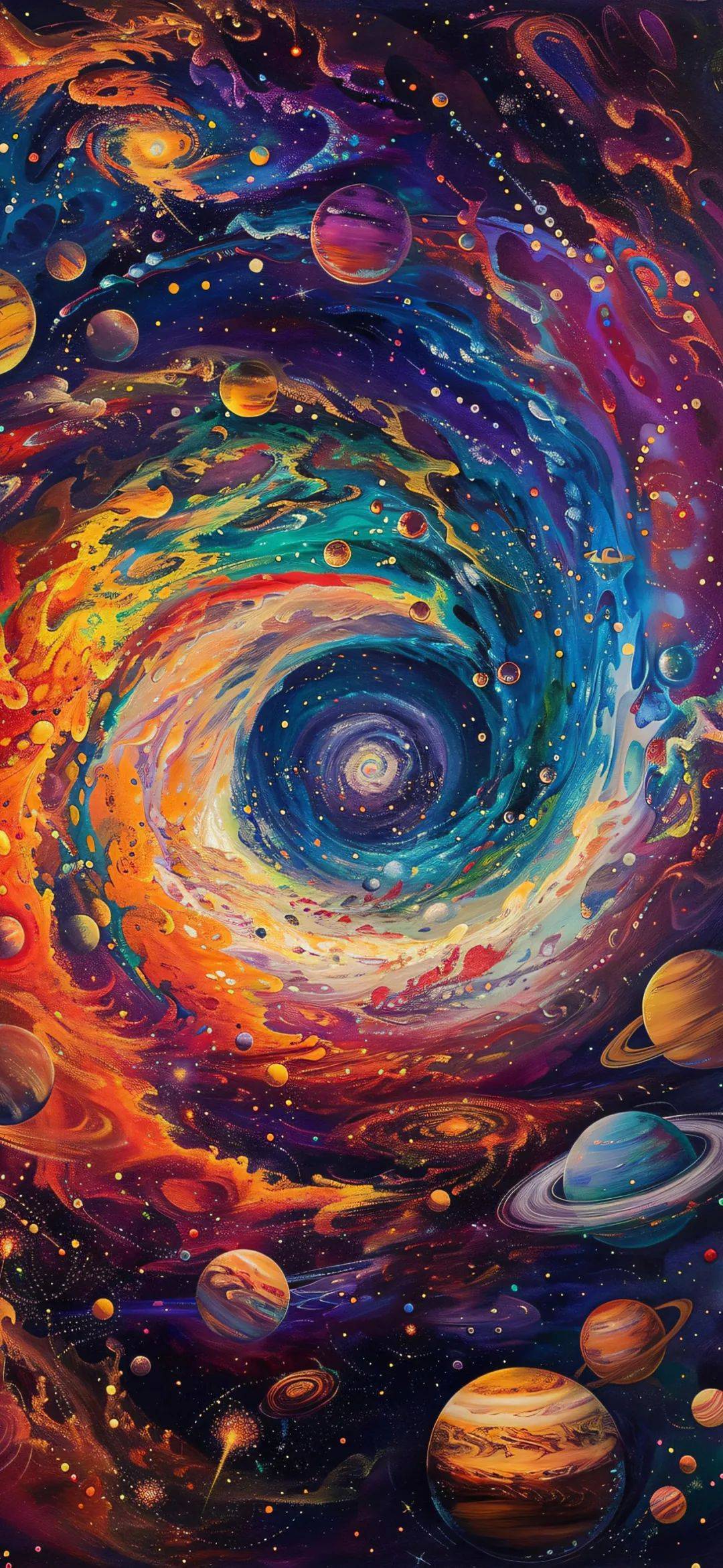 壁纸合集绚丽多彩的创意星系壁纸