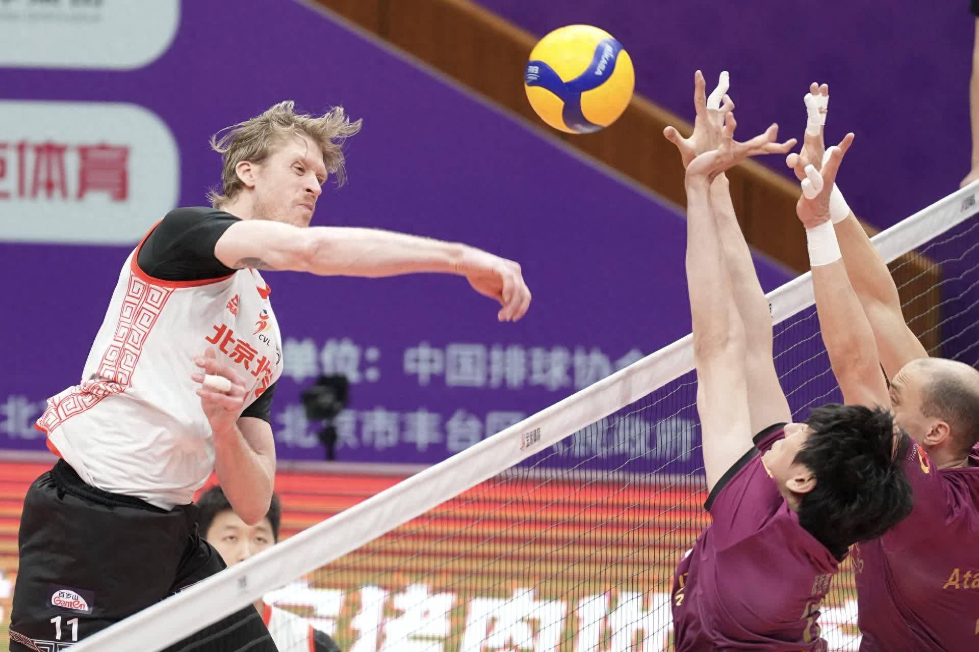 联赛决赛首回合北汽男排遭遇失利