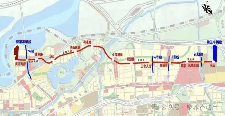 【济阳圈|城事】济南地铁各线路图、建设进度、轨道交通三期