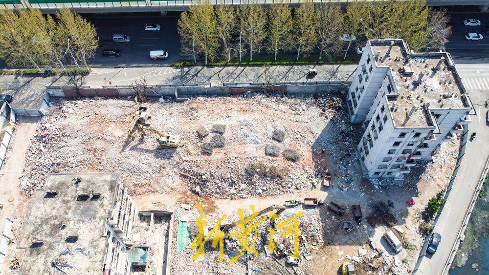 历城区洪楼片区城市更新提速双地块同步拆迁