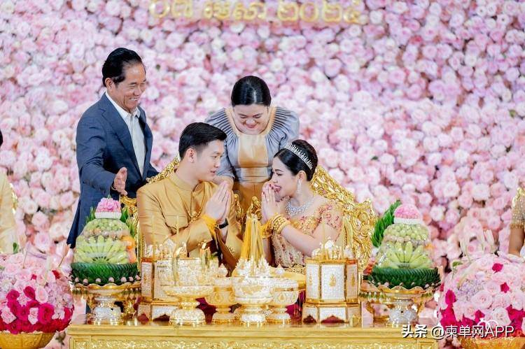 颜值爆表部长千金嫁富商公子柬埔寨高官政要出席祝贺