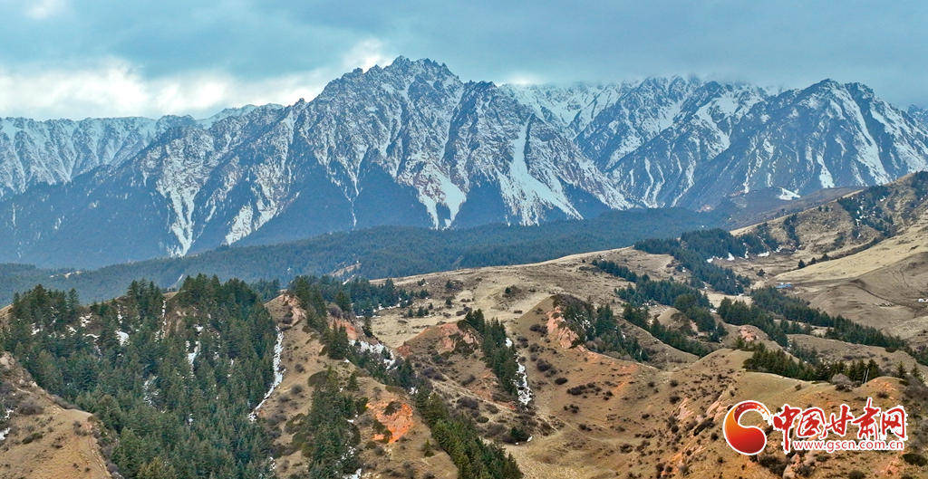 甘快看陇拍客丨肃南春日祁连山景色如画