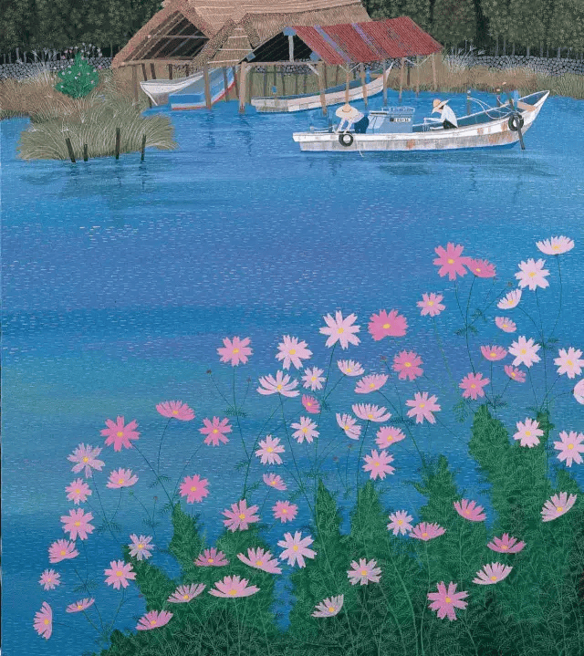 数不尽的田野风情与乡愁思绪_原田泰_日本_艺术