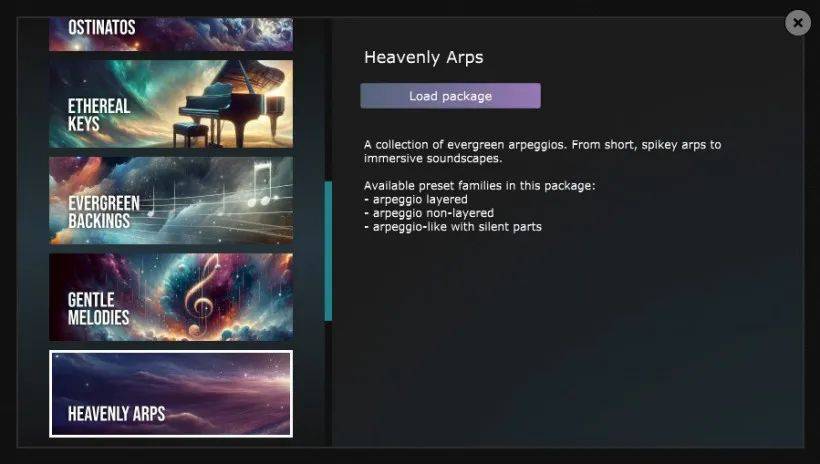 该插件适用于所有的 chillout 风格,但它也很适合于其他类型的音乐.