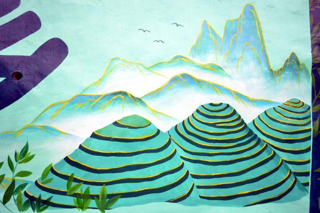 惊艳水墨茶山国风彩绘舞狮汉服413徒步赏花采茶安顺这里竟藏着天然