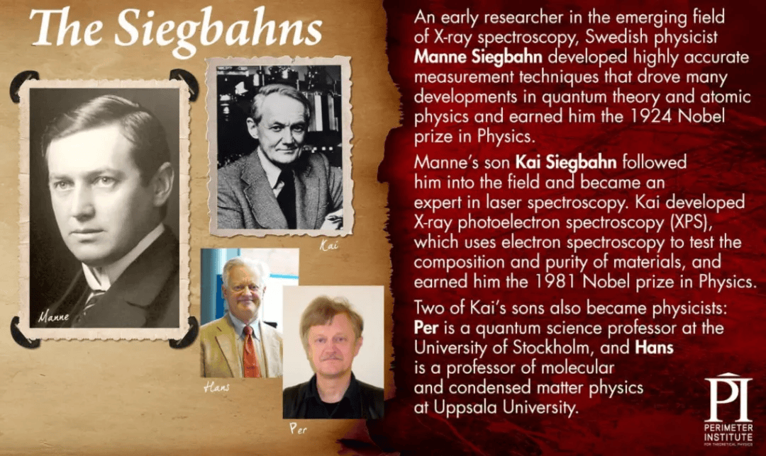 科学家的family树难道会长科学家有些家族获得多个诺