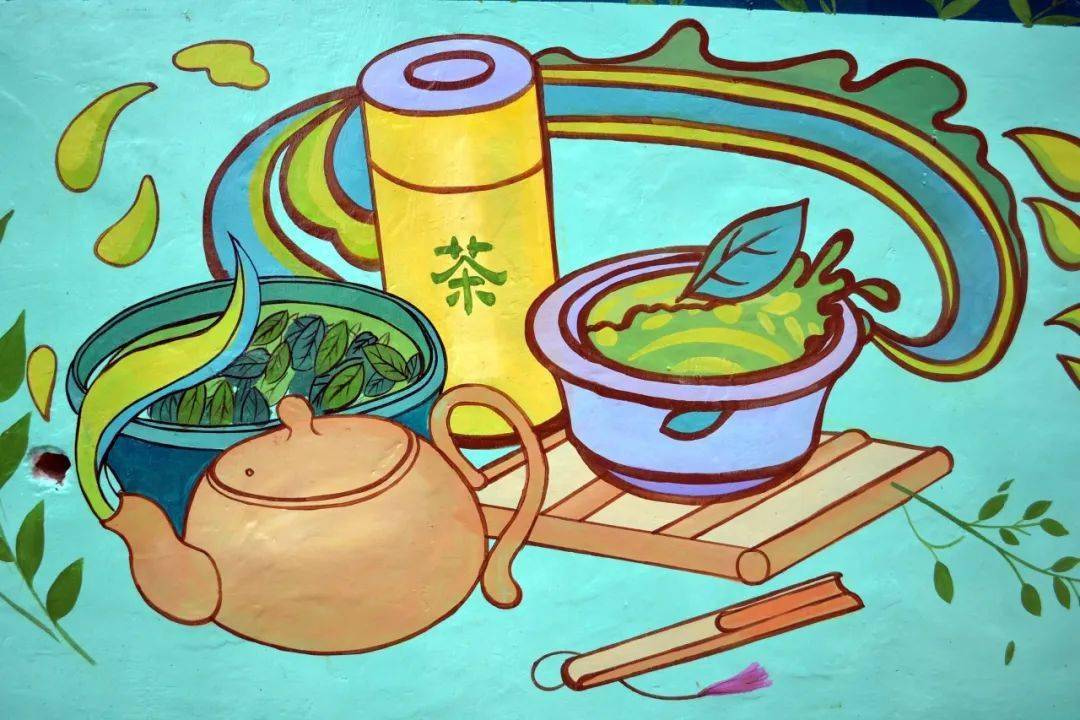 惊艳水墨茶山国风彩绘舞狮汉服413徒步赏花采茶安顺这里竟藏着天然