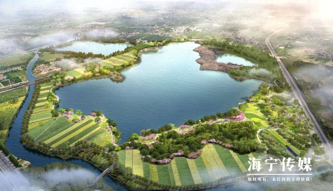 "海宁小冰岛"将迎来新变化,效果图曝光→_袁花镇_建设_游步道