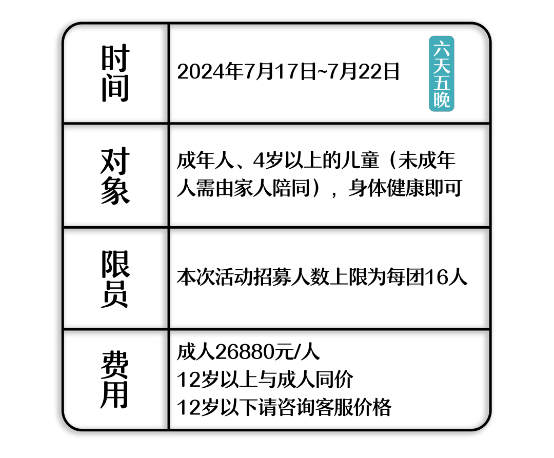 (双人间,住宿标准详见行程安排,如需单间请在报名时告知博物旅行客服