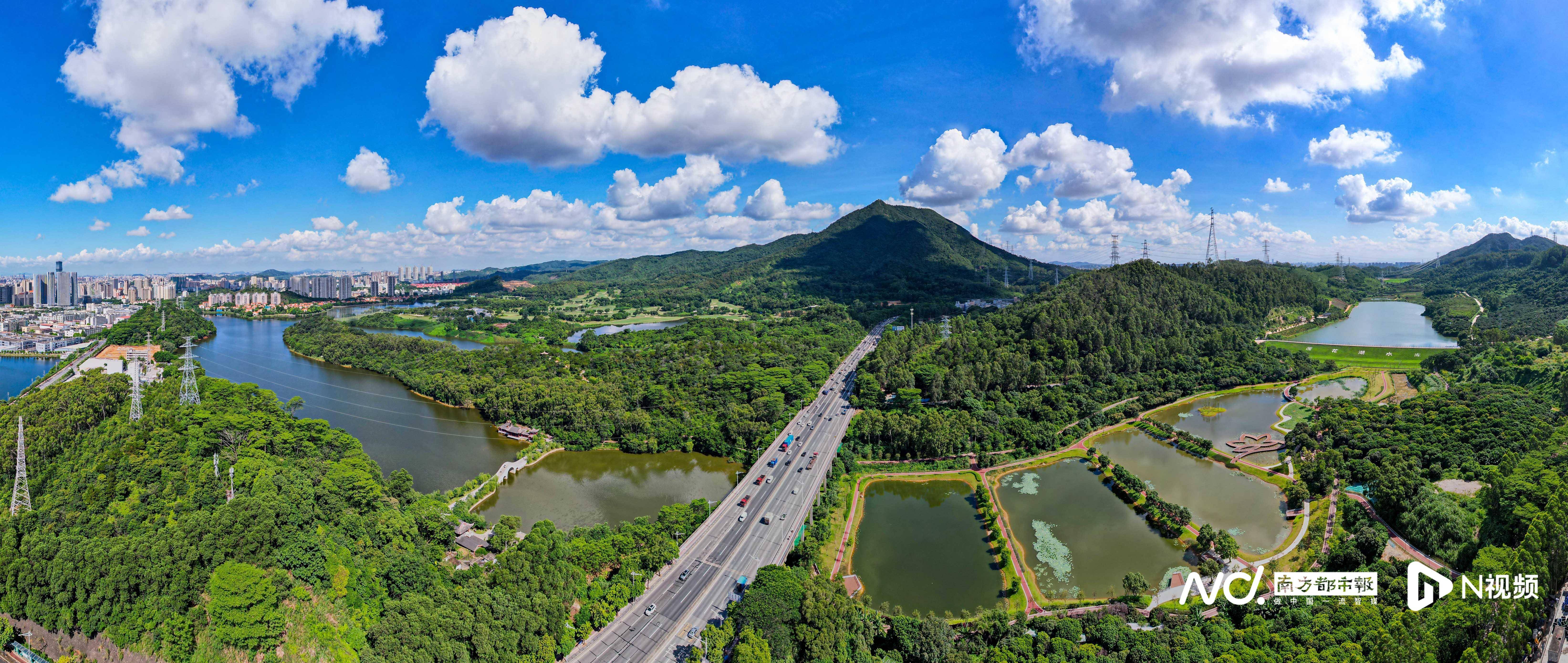 今年,东莞计划建成松山湖科学公园,水濂山森林公园矿山生态修复项目