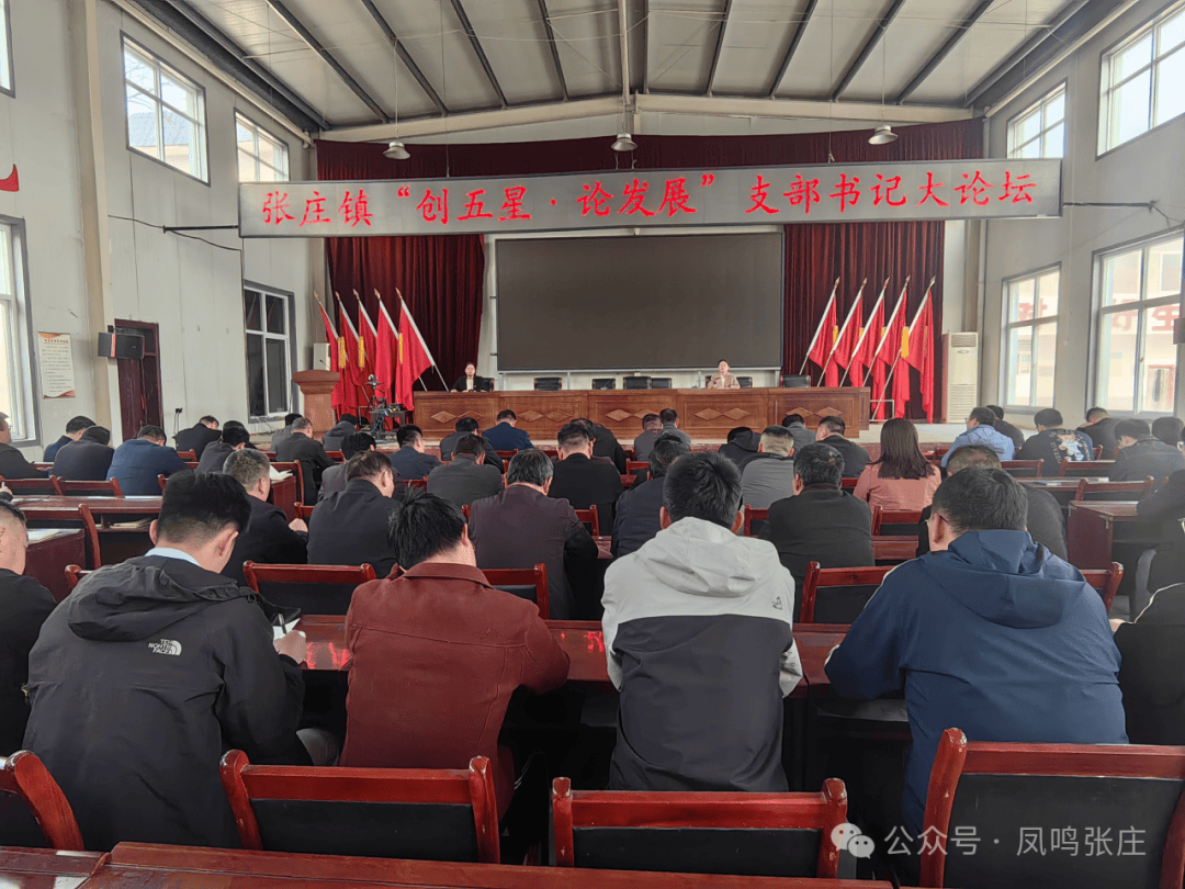 范县张庄镇举办创五星论发展支部书记大论坛