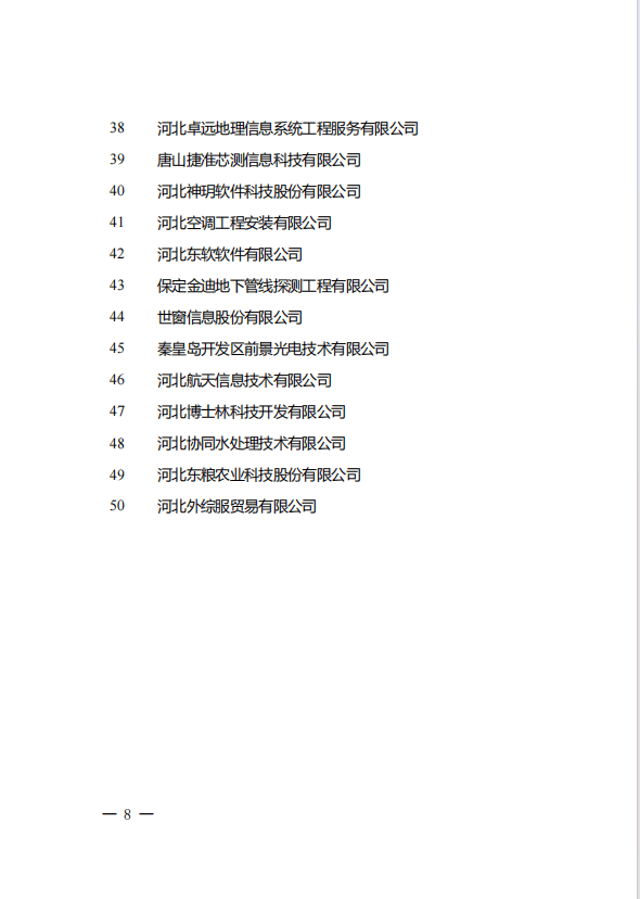 发布，唐山这些企业上榜。（长城网·冀云客户端）（上下滑动查看详情）